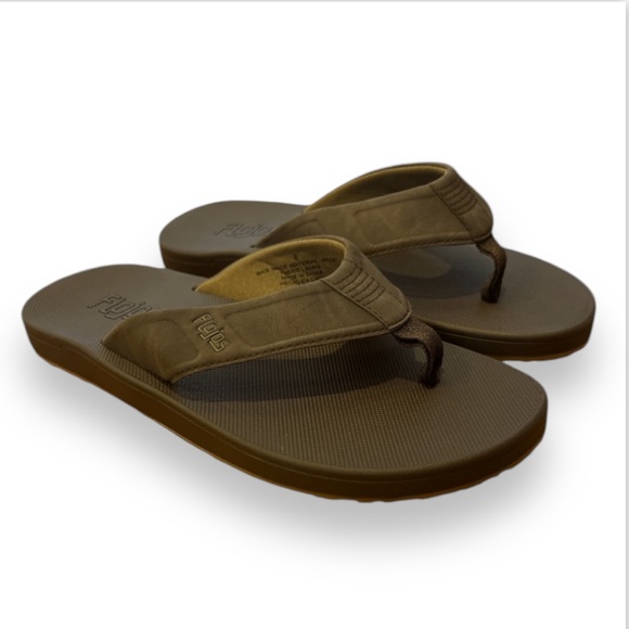 Flojos Memory Foam Flip Flop Sandals | Various Sizes: 8, 11 | Brown | NWT| $15 - Picture 1 of 8